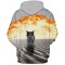 ACTION EXPLOSION KITTY CAT - 3D STREET WEAR HOODIE