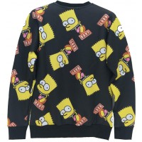 BART SIMPSONS HEADS MASH UP SWEATER