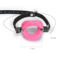 BDSM SILICONE OPEN MOUTH STRAP FETISH SEX TOY 