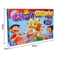 CHOW CROWN Game Kids Electronic Spinning Crown Snacks Food Kids & Family Game