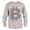 CRYPTOCURRENCY BITCOIN MIX SERIES - LONG SLEEVE 3D STREET WEAR SWEATER