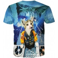 DJ KITTY CAT - 3D STREET WEAR TSHIRT