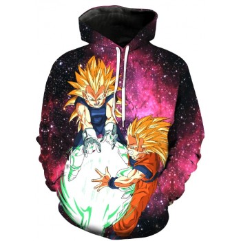 DRAGON BALL SPACE FIGHT 3D HOODIE
