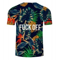 FUCK OFF FLORAL BACKGROUND - 3D TSHIRT