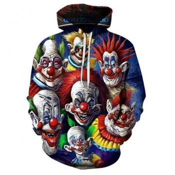 HALLOWEEN KILLER KLOWNS FROM OUTER SPACE 3D HOODIE