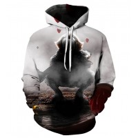 HALLOWEEN SCARE IT PENNYWISE CLOWN - 3D HOODIE