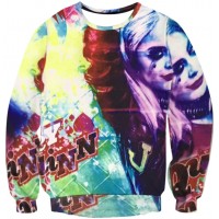 HARLEY QUINN SUICIDE SQUAD - LONG SLEEVE 3D STREET WEAR SWEATER