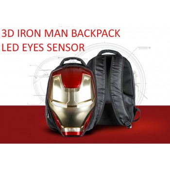 IRON MAN 3D LED BACKPACK BAG
