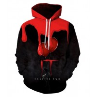 IT PENNYWISE SCARY CLOWN HALLOWEEN - 3D HOODIE
