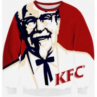 KFC KENTUCKY FRIED CHICKEN - LONG SLEEVE 3D STREET WEAR SWEATER