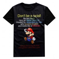 MARIO DONT BE RACIST 3D TSHIRT