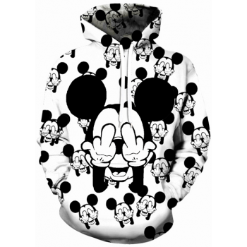 MICKEY MOUSE RUDE 3D HOODIE - by www.wesellanything.co