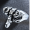 MIDDLE FINGER STAINLESS STEEL RING