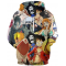 ONE PIECE ANIME CHARACTERS 3D HOODIE