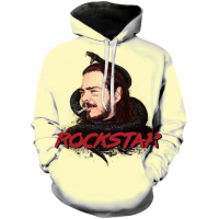 POST MALONE SUNFLOWER BETTER NOW 3D HOODIE