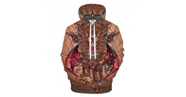 PSYCHEDELIC LION 3D HOODIE - by www.wesellanything.co
