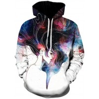 PSYCHEDELIC LSD HYPE CHICK 3D HOODIE