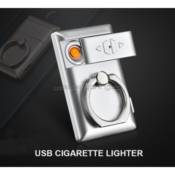 RECHARGEABLE USB CIGARETTE LIGHTER PORTABLE MOBILE RING