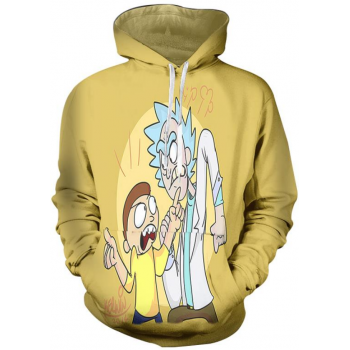 RICK AND MORTY ARGUE 3D HOODIE
