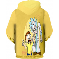 RICK AND MORTY ARGUE 3D HOODIE
