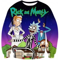 RICK AND MORTY BEETLEJUICE 3D SWEATER