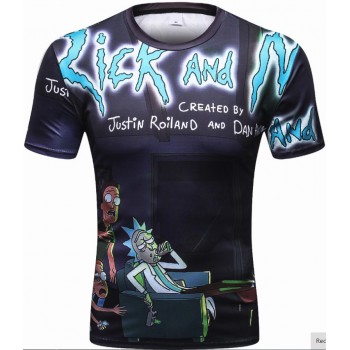 RICK AND MORTY CHILL OUT 3D TSHIRT