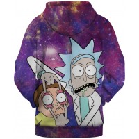 RICK AND MORTY EYELIDS 3D HOODIE
