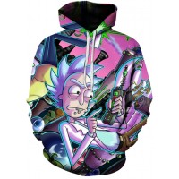 RICK AND MORTY HOTLINE BLING 3D HOODIE