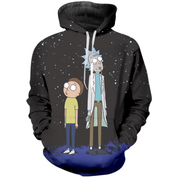 RICK AND MORTY LOST IN OUTER SPACE 3D HOODIE