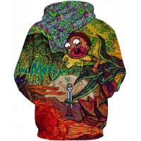 RICK AND MORTY NEXT LEVEL TRIPPING 3D HOODIE