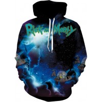 RICK AND MORTY OUTER SPACE 3D HOODIE