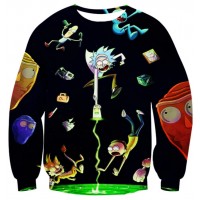RICK AND MORTY PORTAL 3D SWEATER
