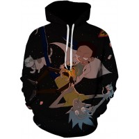 RICK AND MORTY SPACE 3D HOODIE
