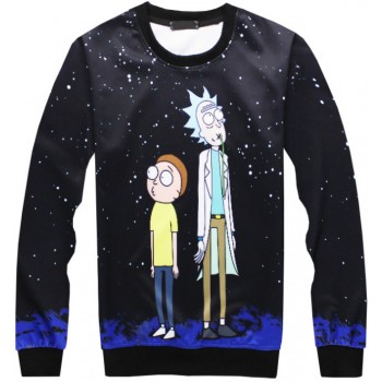 RICK AND MORTY SPACE 3D SWEATER