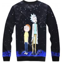 RICK AND MORTY SPACE 3D SWEATER