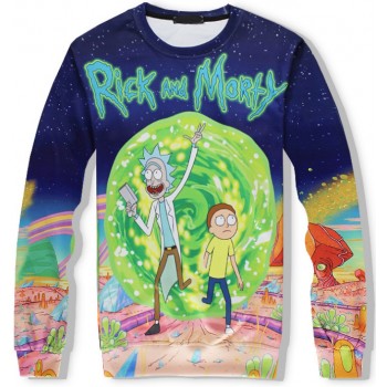 RICK AND MORTY TELEPORT 3D SWEATER