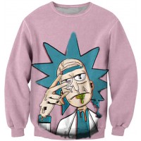 RICK AND MORTY TRIP TRIPPING 3D SWEATER