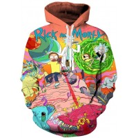 RICK AND MORTY TRIPPY SCENARIO 3D HOODIE