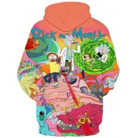 RICK AND MORTY TRIPPY SCENARIO 3D HOODIE