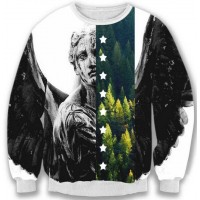 ROMAN STATUE AND NATURE 3D SWEATER