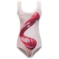 SEXY GLOSSY LIPS - 3D FEMALE SWIMSUIT SWIMWEAR