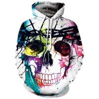 SKULL AND THORNS 3D HOODIE