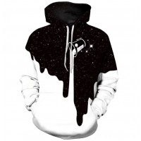 SPACE PAINT POUR PULLOVER HOODIE