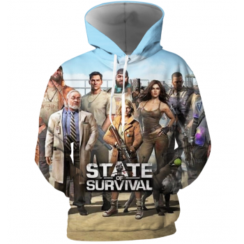 STATE OF SURVIVAL CHARACTERS 3D HOODIE