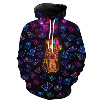 THANOS PSYCHEDELIC - 3D STREET WEAR HOODIE