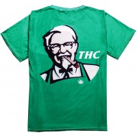 THC COLONEL SANDERS KFC - 3D STREET WEAR TSHIRT