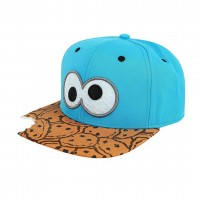 THE MUNCHIES MADNESS COOKIE MONSTER HOMER SIMPSONS PIZZA SNAPBACK CAP