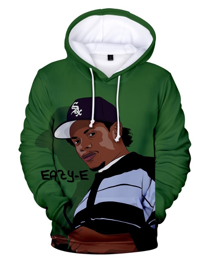 COMPTON EAZY E WEST COAST - 3D HOODIE - by www.wesellanything.co