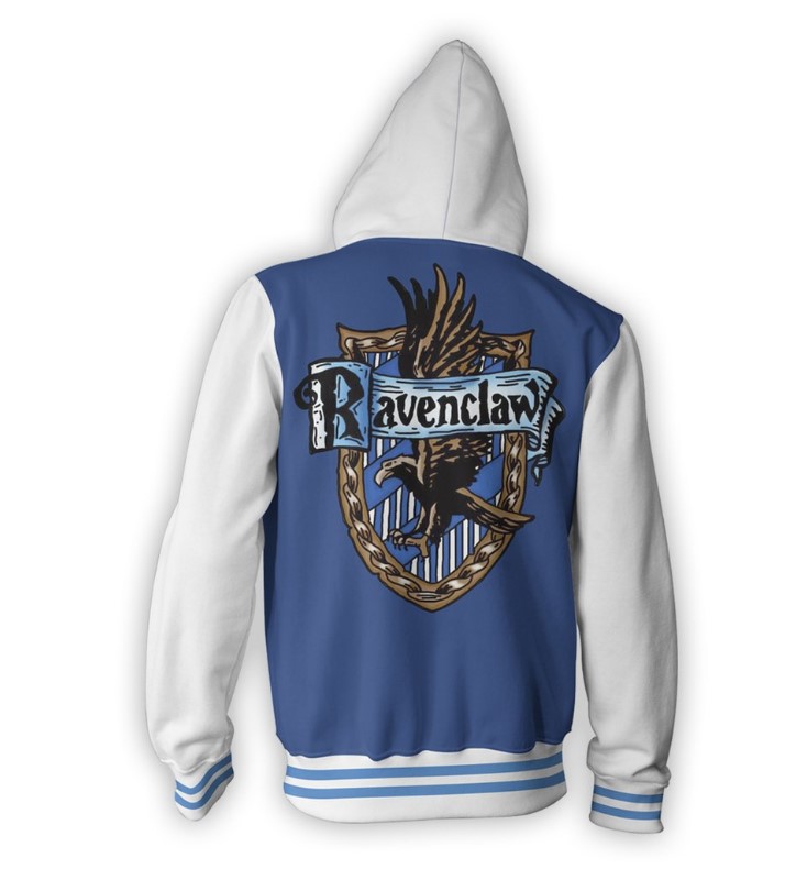 HARRY POTTER HOGWARTS 3D ZIPPER HOODIE - by www.wesellanything.co