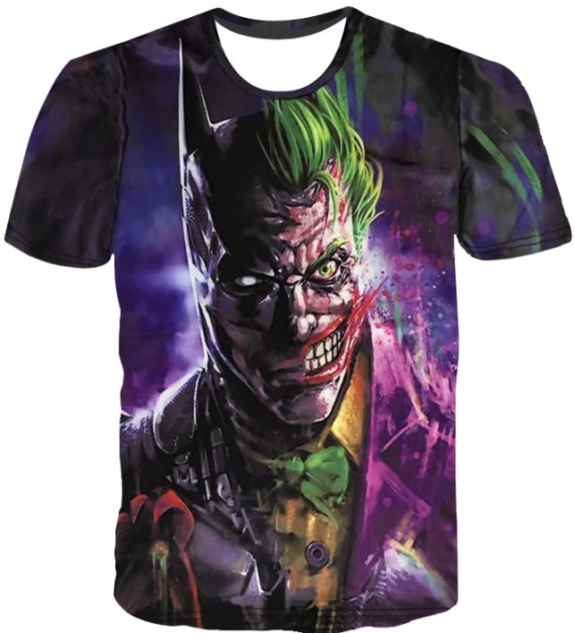joker two face t shirt